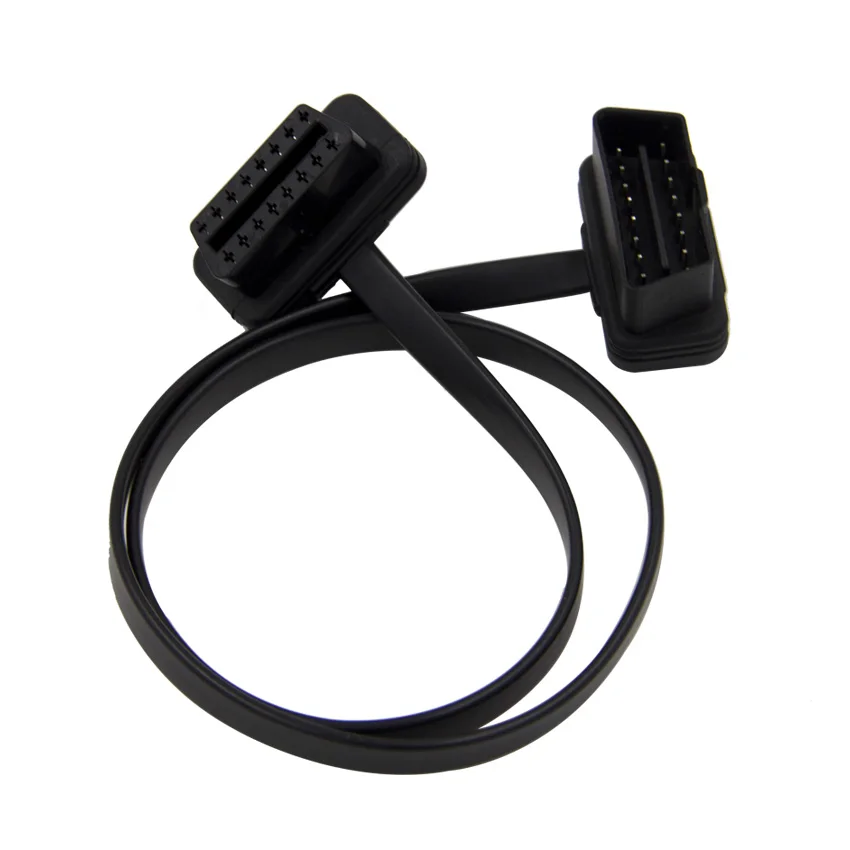 60 см 16 контактный OBDII OBD 2 OBD2 Удлинительный кабель коннектор диагностический