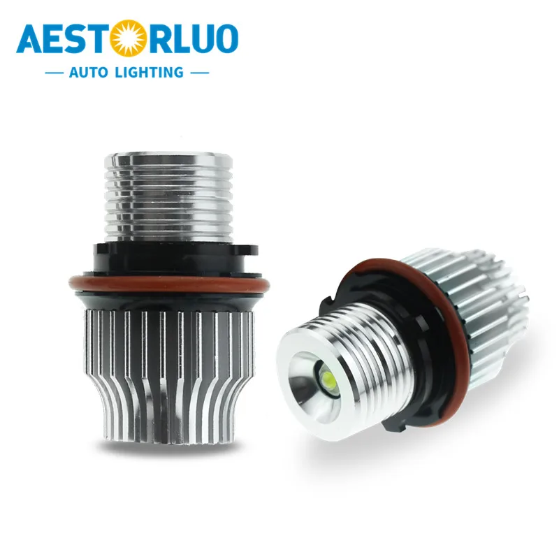 

2pcs Error Free 10W LED Angel Eyes LED Marker Headights Bulbs White For BMW E39 E53 E60 E61 E63 E64 E65 E66 E87 525i 530i 545i