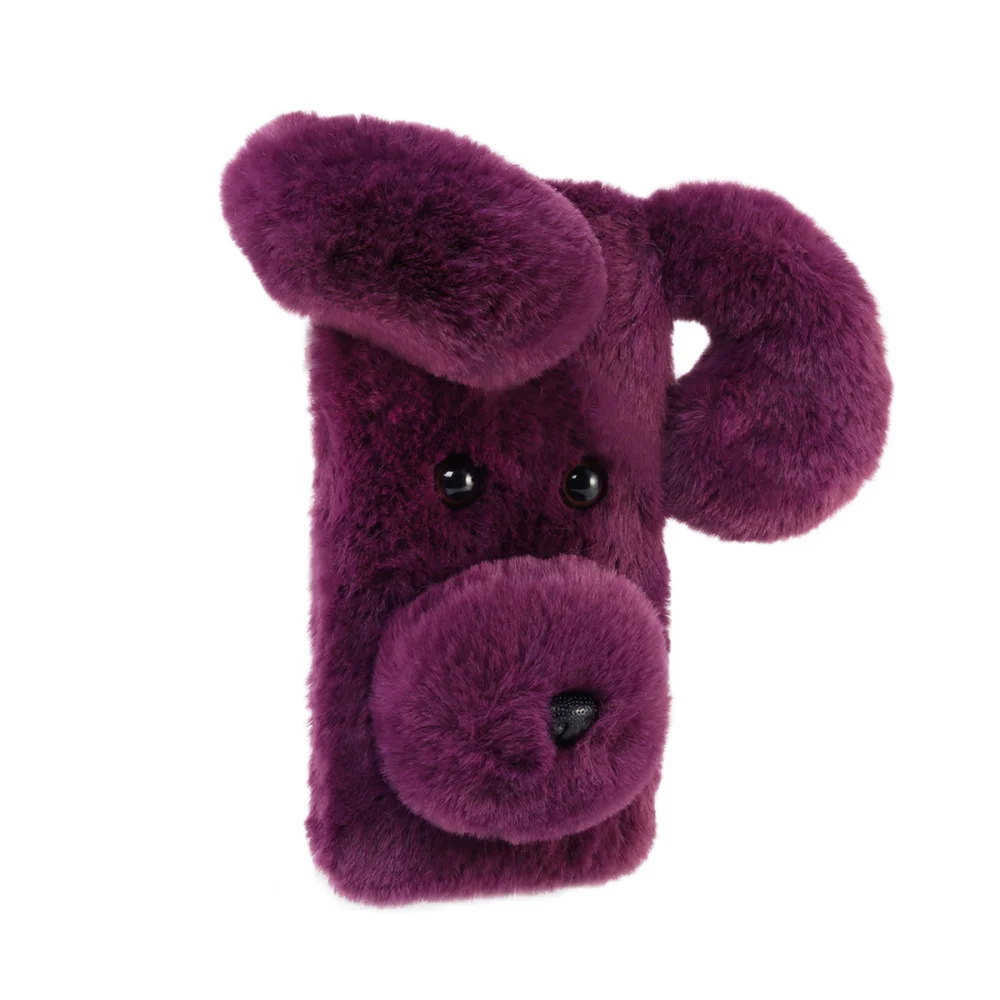 1 шт. чехол для телефона мягкий плюшевый противоударный с рисунком собаки Xiaomi Redmi