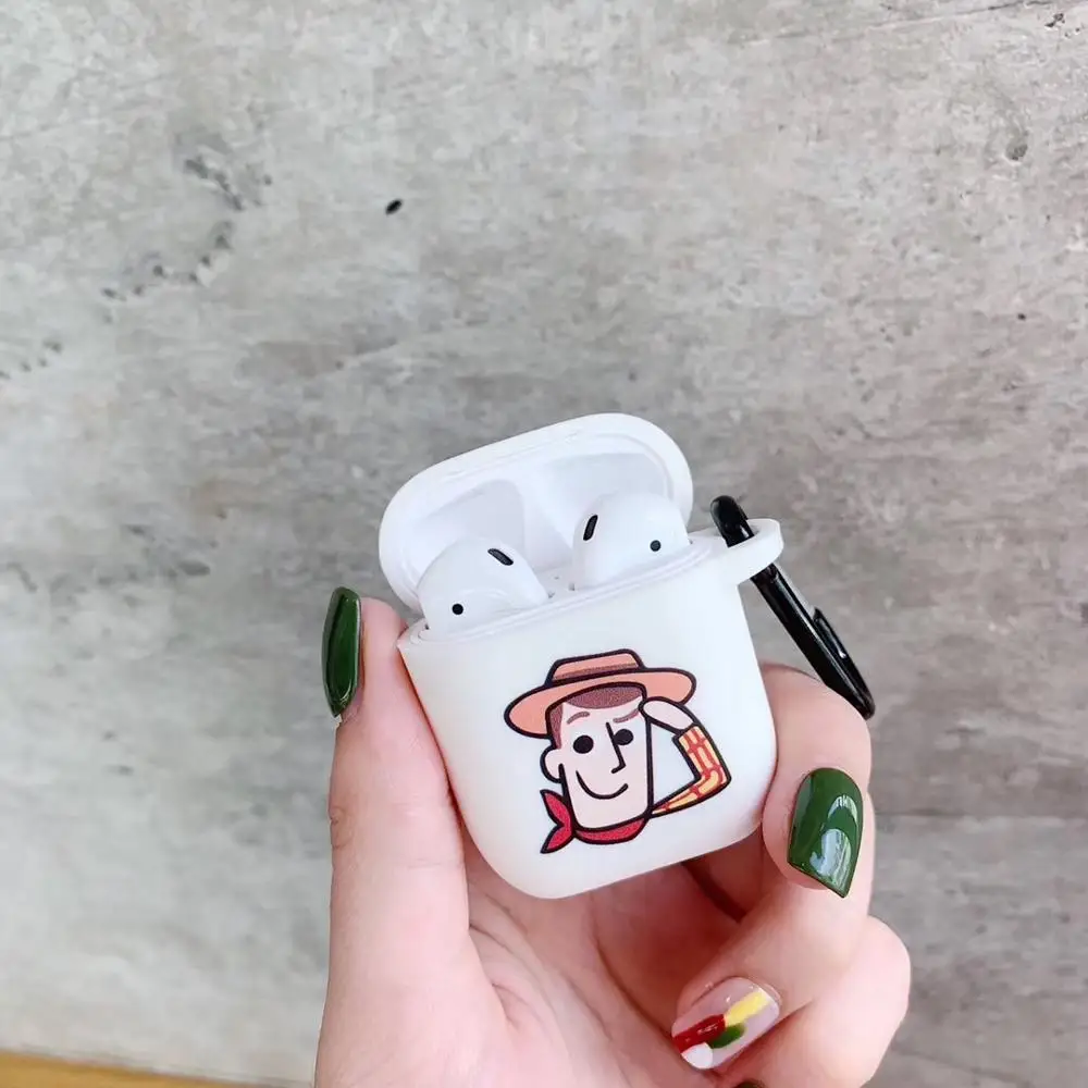 Приятный мягкий силиконовый чехол для наушников из ТПУ AirPods игрушек с