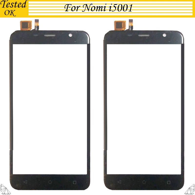 Сенсорный экран дигитайзер панель для Nomi i5001 сенсорный Датчик Переднее стекло i