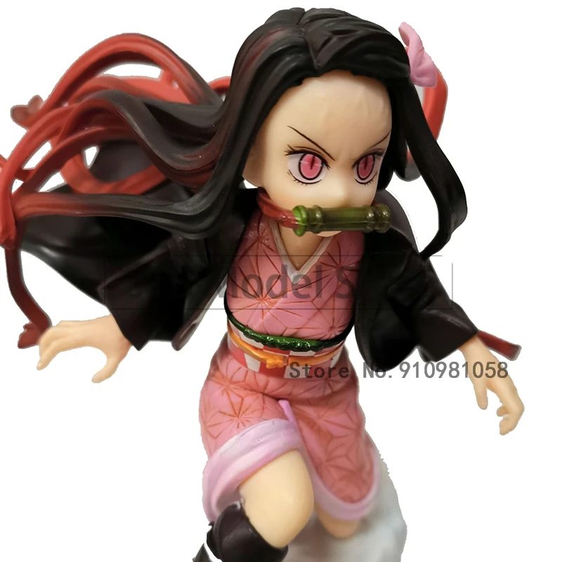 

Demon Slayer GK Anime Action Figure Model Kamado Nezuko Squat Fight 15CM PVC Statue Toys For Children Desktop Decoration Figma