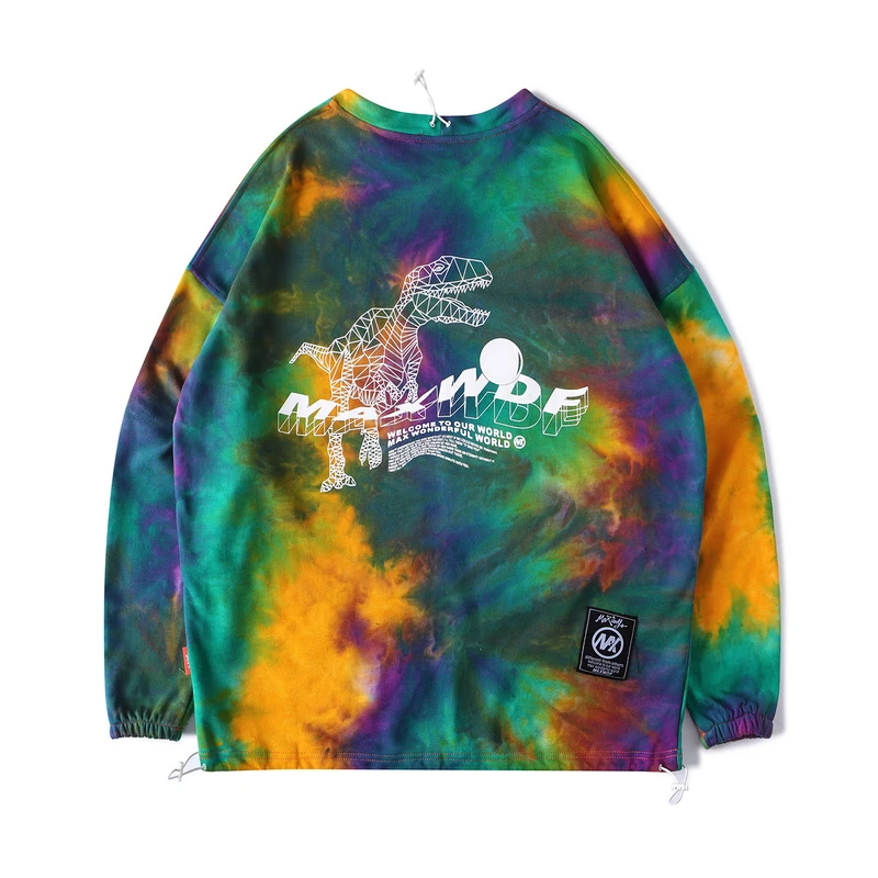 Crewneck Толстовка мужская хип хоп Хлопок Уличная одежда с длинным рукавом Толстовка