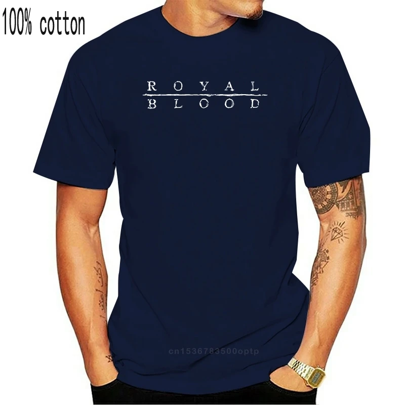 

New Casual T Shirts Graphic Men Royal Blood O Neck Short Sleeve Tees