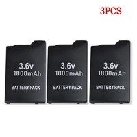 3pcs 3 6v 1800mah rechargeable battery for playstation portable psp1000 controller for psp 1000 gamepad