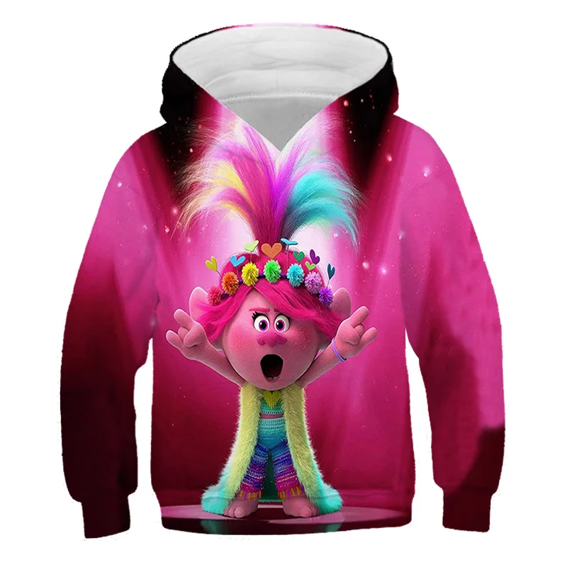 2020 хит продаж забавная 3d Толстовка с принтом тролля детский пуловер рисунком для
