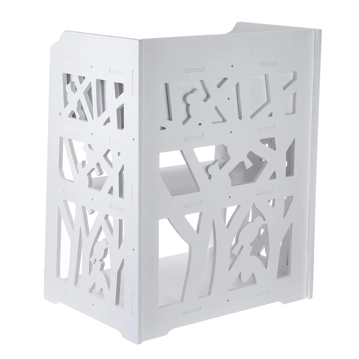 

Multifunctional Beside Table Simple Nightstand Modern Bedside Storage Assemble Cabinet White Shelf Organizer Bedroom Furniture