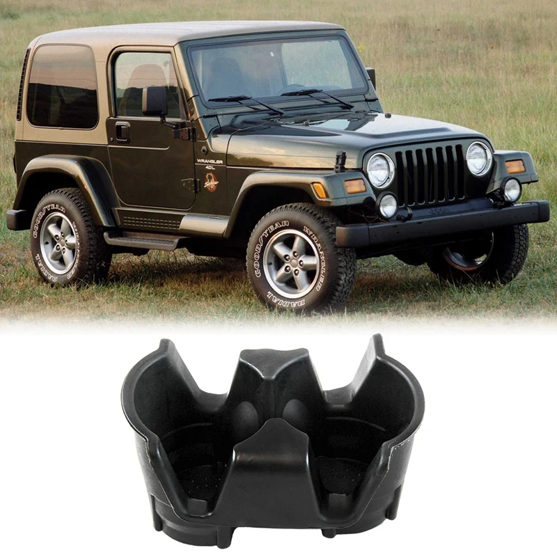 

Автомобильный держатель для стакана, сменный двойной держатель для напитков, подходит для Jeep Wrangler TJ 01-06