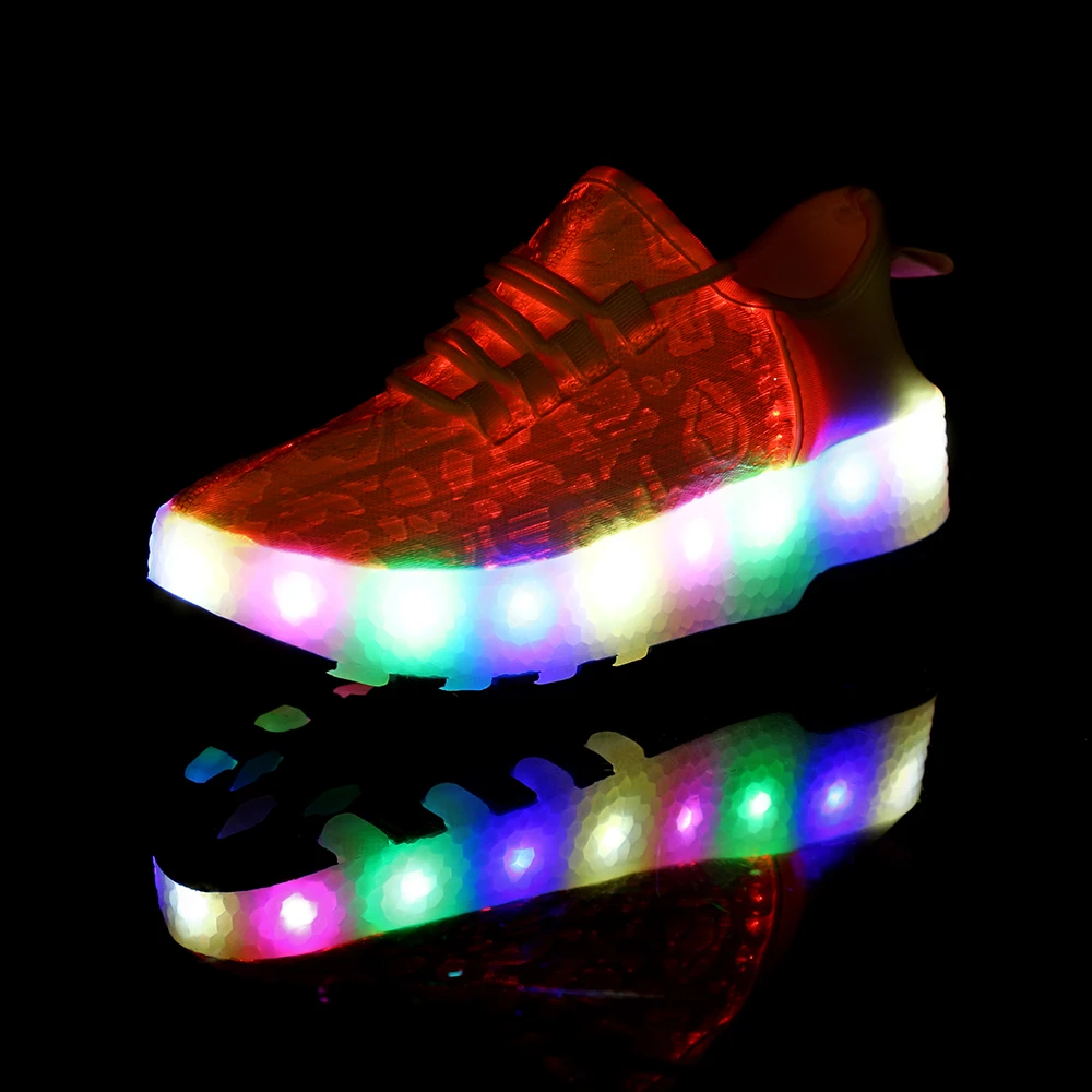 Новинка 2019 USB зарядка LED красочные детские модные кроссовки с одним/двумя колеса