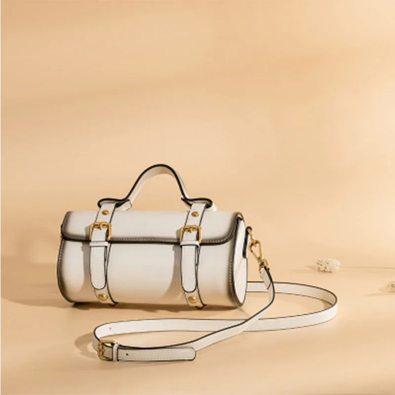 Новинка 2019 женская сумка из коровьей кожи через плечо Повседневная на одно Ретро