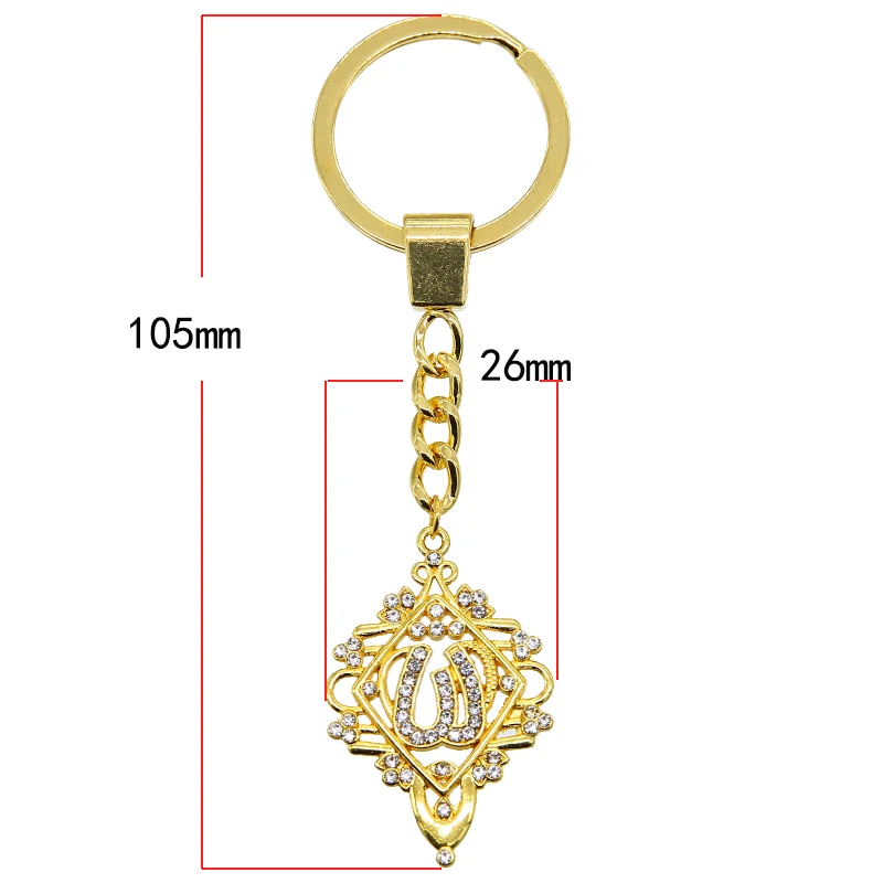 Ажурная мозаика стразы Арабский исламский мандарин очаровательная подвеска