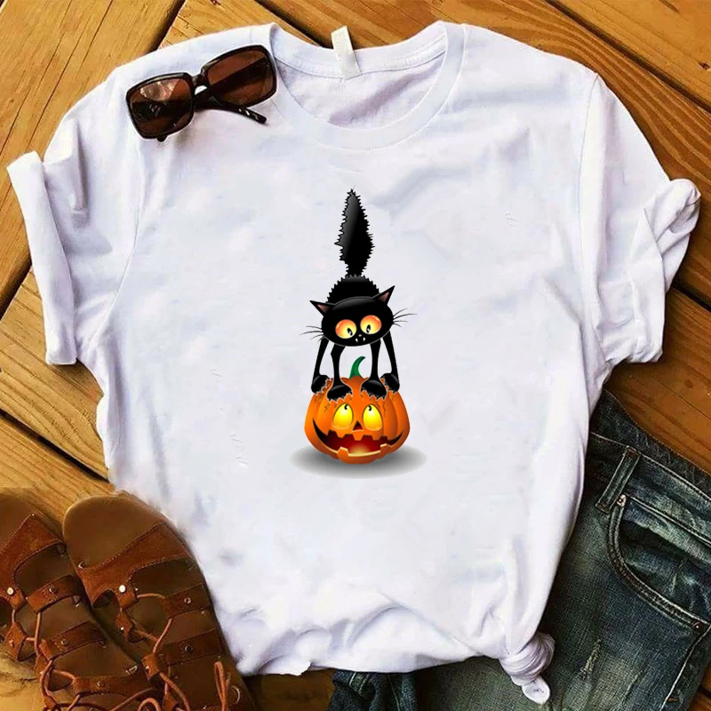 Женская футболка с графическим изображением кота лапы Забавный принт героями