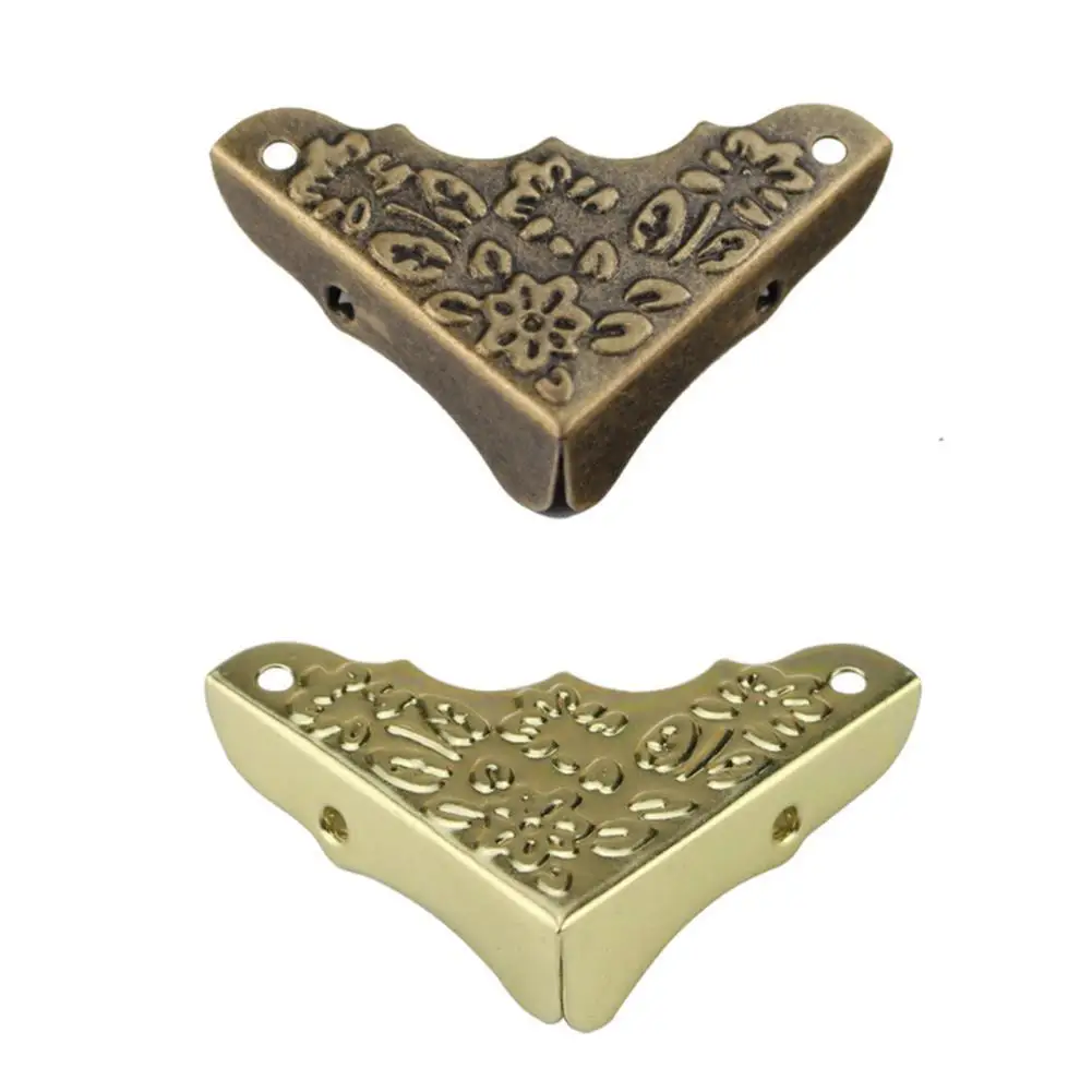 

Luggage Case Box Corners Brackets Decorative Corner Rattan For Furniture Accessories Carved Decorative Triangle Furniture K5A3