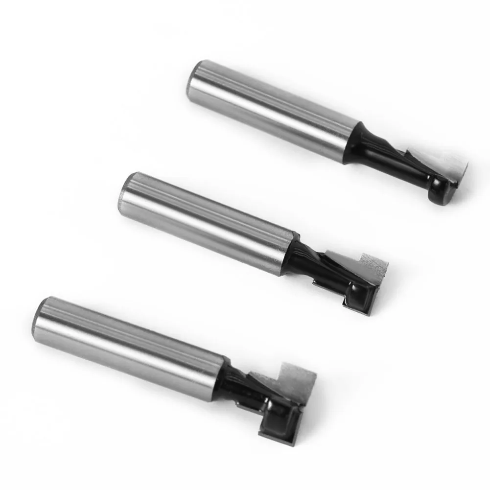 

3pcs/set Router Bit 45# Carbon Steel 8*3/8 8*9 Anti-corrosion Milling Cutter