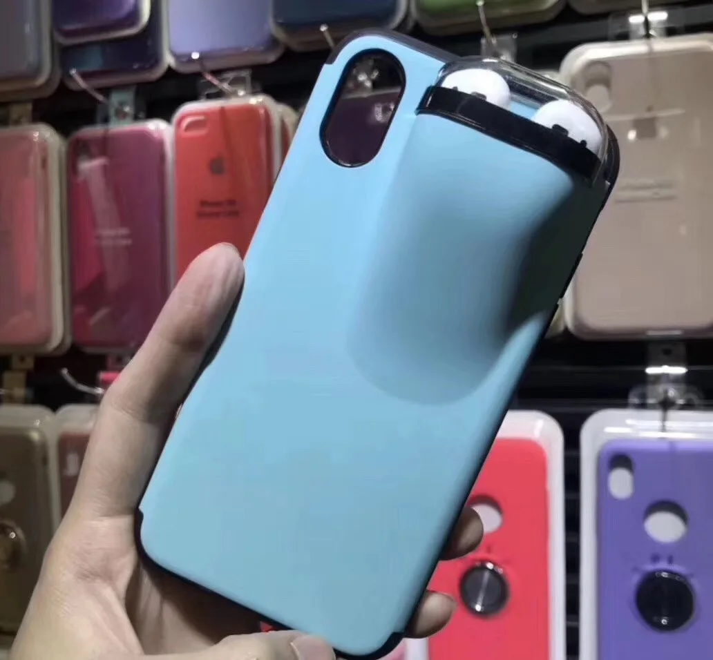 Новинка 2019 Модный чехол для хранения наушников мобильного телефона iPhone11 11Pro max 6 7P