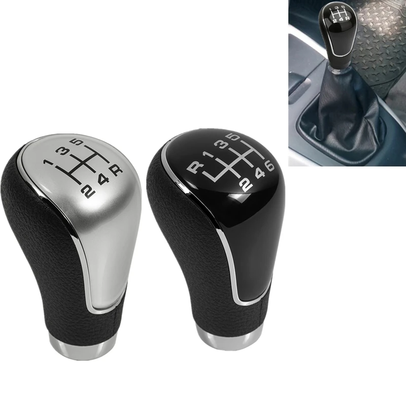 

Глянцевая черная серебряная Головка рычага переключения передач для Mazda 2/3/323/6/3 BK 2004 2005 2006 2007 2008 2009 2010 2011 Автомобильный Стайлинг