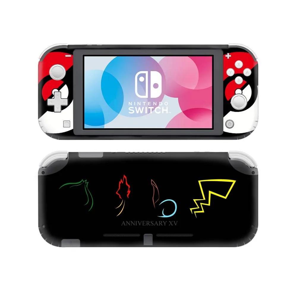 Покемон го Пикачу наклейка на кожу для nintendo Switch Lite консоль протектор Joy-con NAND переключатель Lite NSL наклейка на кожу