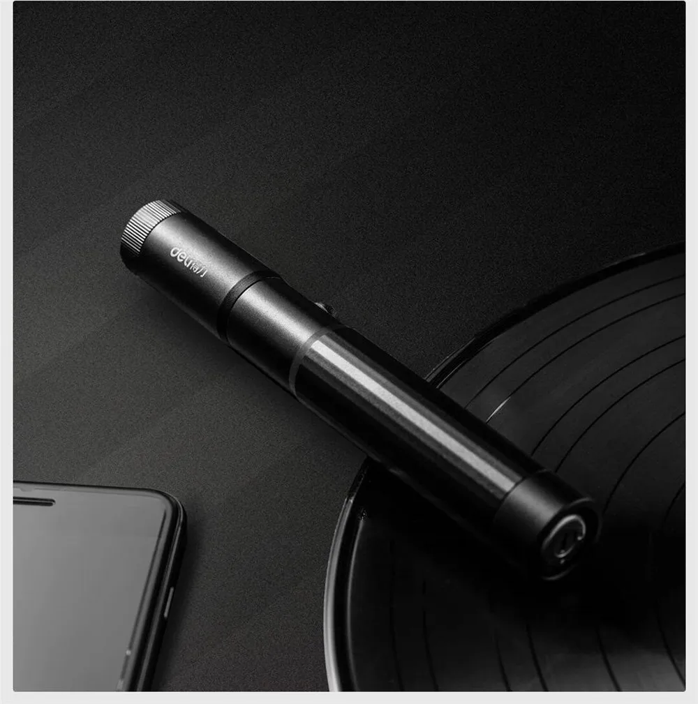 Xiaomi Mijia Deli Высокая мощная 532nm Зеленая лазерная ручка, лазерный указатель, лазер с пусковой головкой, замок безопасности для обучения в офисе