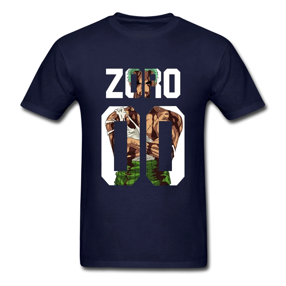 Рубашка Zoro Мужская слитная короткий рукав круглый вырез хлопок уличная одежда