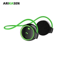 arikasen mp3 bluetooth headset sport wireless headphones on ear with music player microphone support tf card bluetooth 5 0 mp3