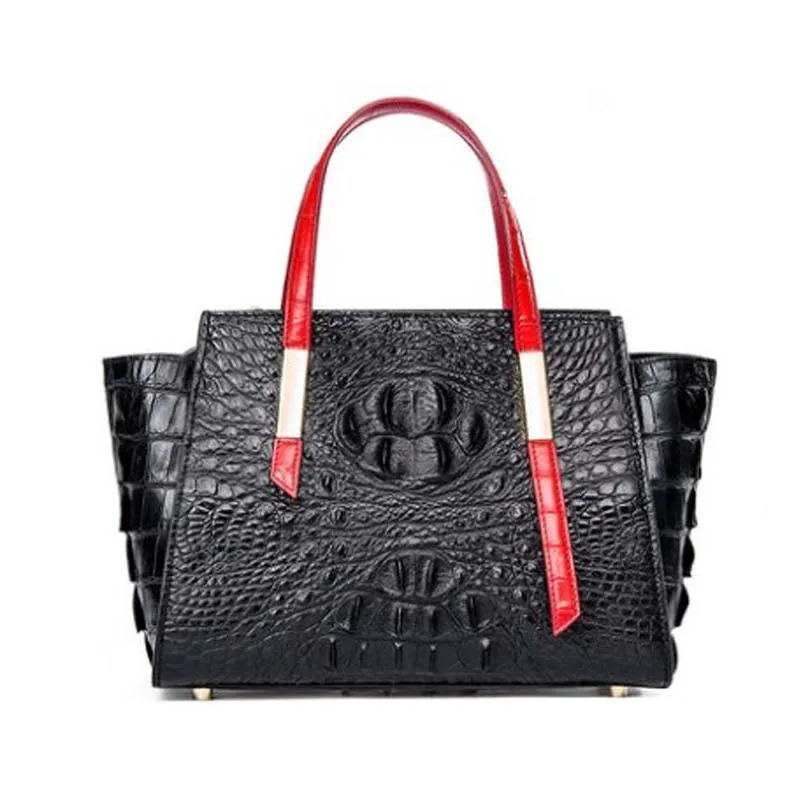 

afanzhe new arrival Thailand crocodile Female bag fashion Tote bags trend Female bag leisure Single shoulder women bag