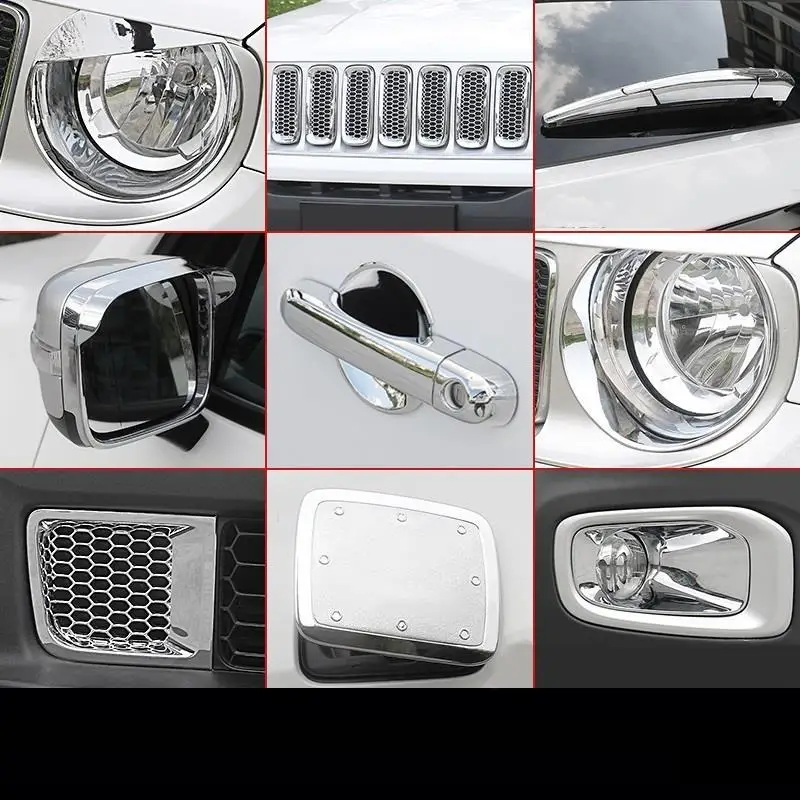 Авто решетка фары Rearlamp дверь автомобиля хром модифицированный автомобиль