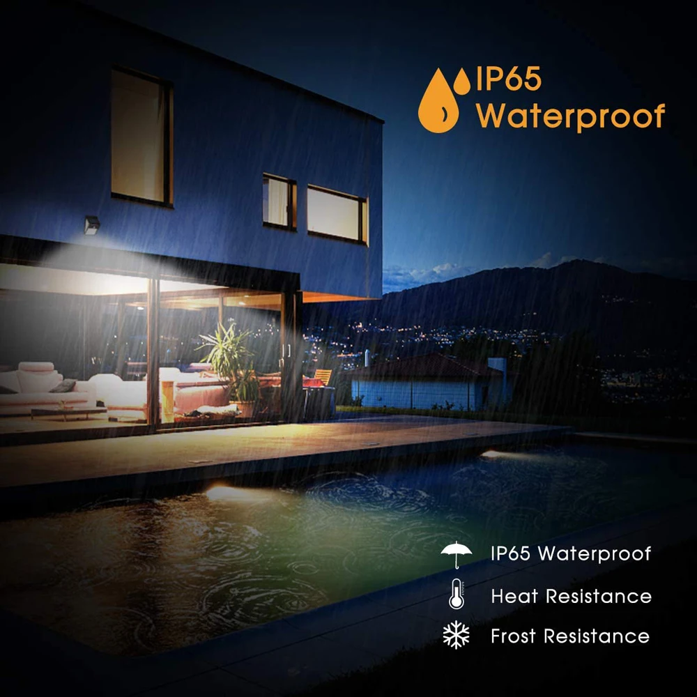 Солнечные светильники на открытом воздухе 140LED с PIR солнечным датчиком движения