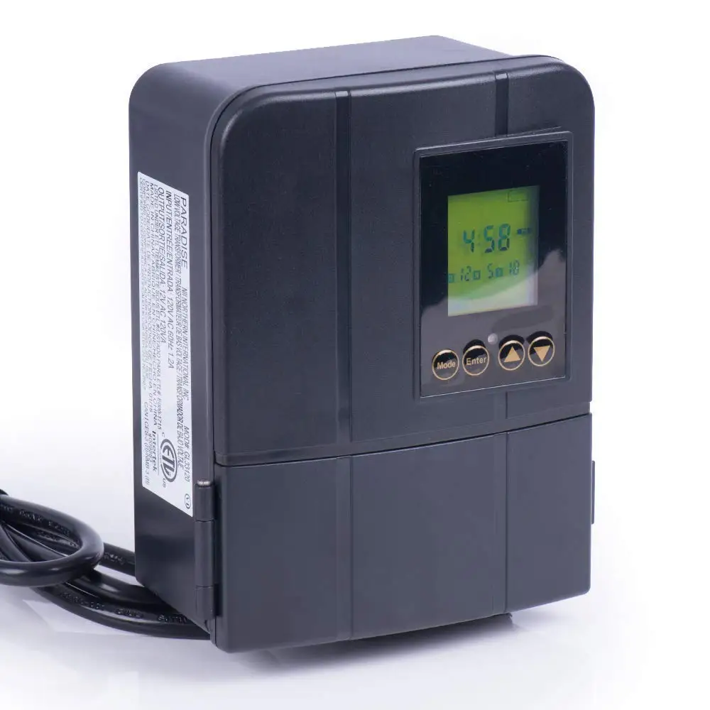GL33120 12V 120W низковольтный Ландшафтный трансформатор освещения с таймером сумерк