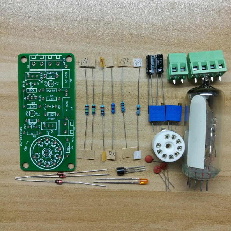 6E2 трубка кошачий глаз плата драйвера музыкальный спектр звуковой уровень