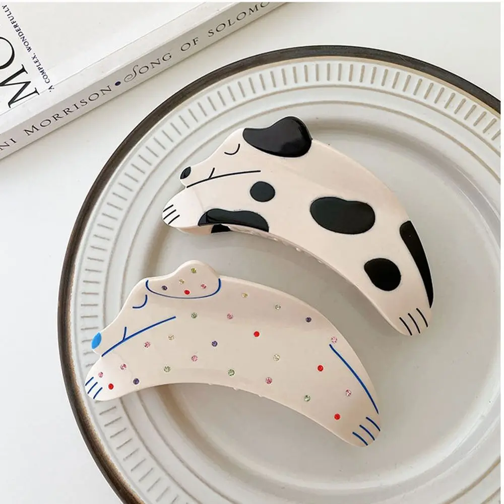 

Корейский стиль пятнистый цвет стены разы ацетатная заколка для волос темпераментная лягушка зажим для волос мультяшное животное