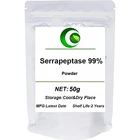Высококачественный 99% нейтральный порошок протеазы, пищевой ферментный порошок серапептазы, улучшение функции мозга