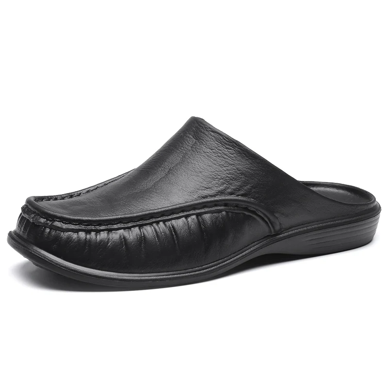 

Men EVA Shoes Slip On Casual Walking Shoes Men Half Slippers Comfortable Soft Slippers Size40- 47 house slippers men