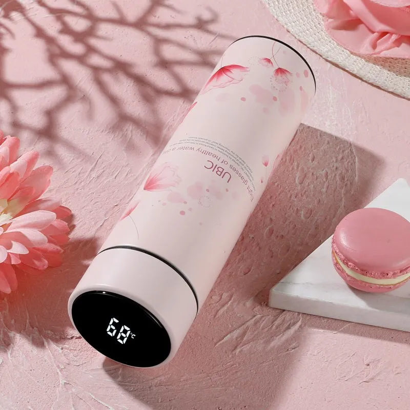 Интеллектуальный термос из нержавеющей стали бутылка с температурным дисплеем