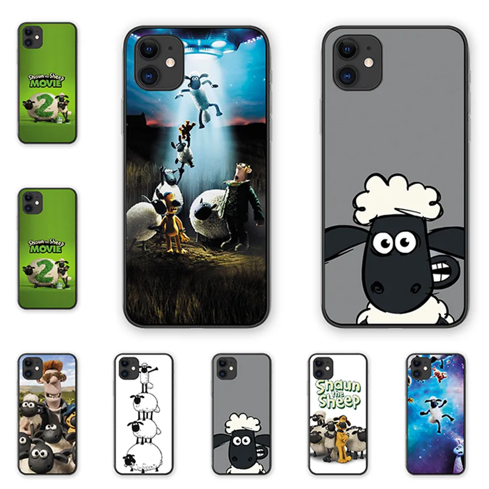 Чехлы для телефонов Shaun the Sheep cartoon Farmageddon для iphone 6S 6 7 8 Plus черный силиконовый чехол для iphone 11 Pro MAX X XS XR