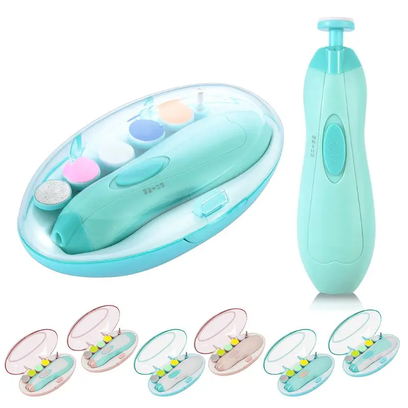 

Electric Baby Nail File Files Toddler Fingernails Toes Care Infant Safe Trimmer
