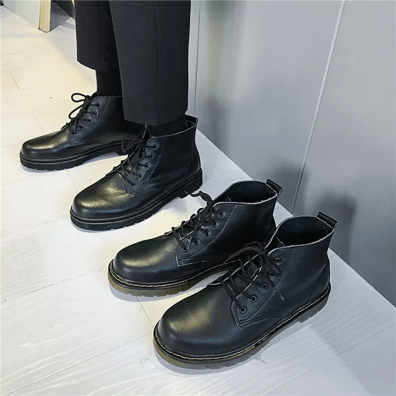

New Leather Martin Boots In Spring and Summer Comfortable Fit Fashionable Style Elegant Temperament Mens Designer Shoes