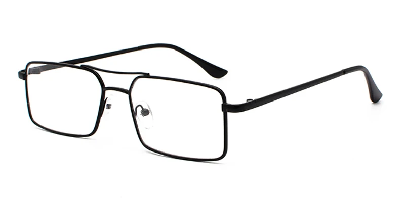 black with clear Peekaboo мужские прямоугольные Солнцезащитные очки женские Ретро золотые металлические прозрачные красные желтые синие мужские солнцезащитные очки Квадратные летние аксессуары - Цвет линз: black with clear