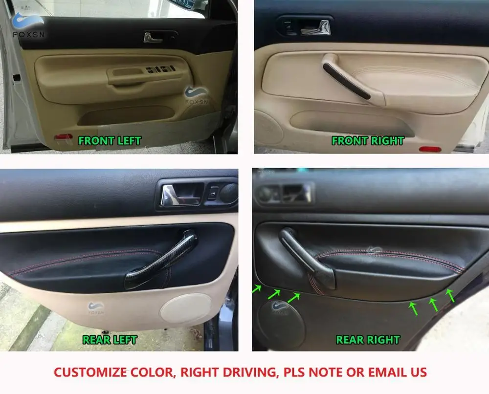 Серый RHD / LHD для VW Golf 4 MK4 Bora Jetta 1998 1999 2003 2004 2005 2006|Подлокотники| |