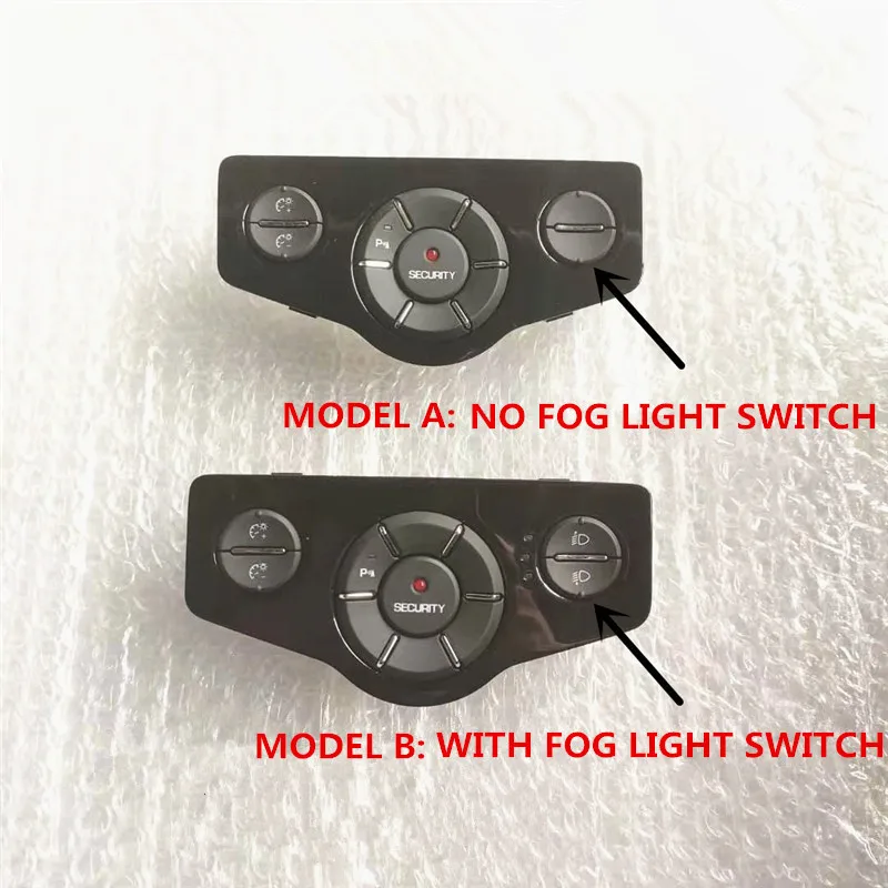 Переключатель регулировки высоты передсветильник и задней противотуманной фары