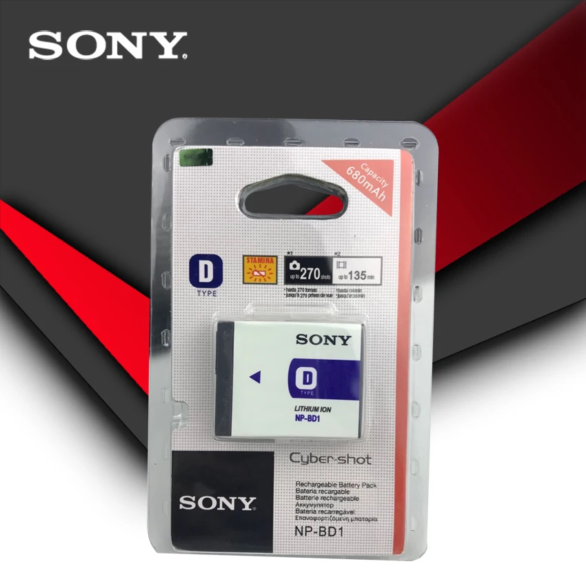 1 шт./партия Sony оригинальная фотокамера NP-BD1 NP BD1 FD1 NP-FD1 батарея DSC T300 TX1 T900 T700 T500 T200 T77