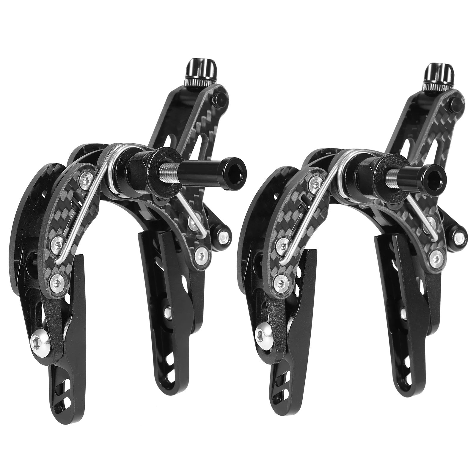 

2 шт., углеродное волокно, велосипедный C Тормозной суппорт, передний и задний горный велосипед, набор тормозных суппортов, Аксессуары для ве...