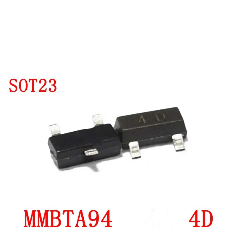 

50 шт./лот MMBTA94 400 а/в Триод SOT-23 Шелковый экран 4D PNP SMD диодный транзистор чиповая трубка новая Оригинальная фотография