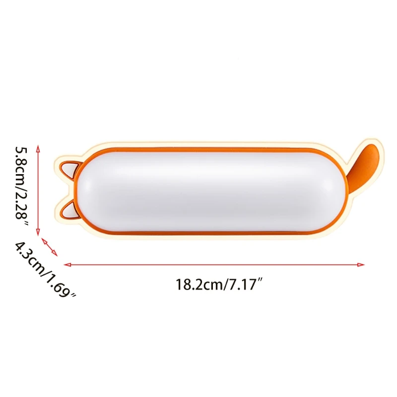 

Cute LED Lamp, Eye Protect Clamp Magnetic Closet Light, USB Table Lamps for Home Kitchen, Closet, Bedroom, Office