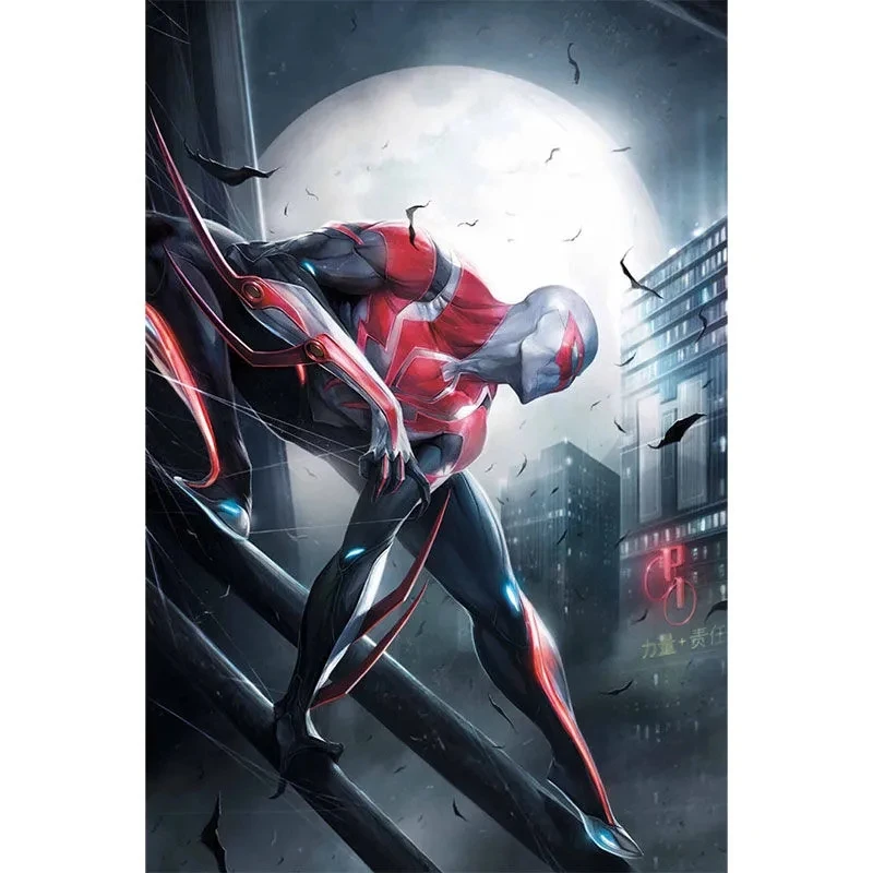 

5D Painting Embroidery Diamond Large Full â€‹Drill Super Hero Animal Rhinestone Picture Mosaic Decoration New DIY Round Art 2021