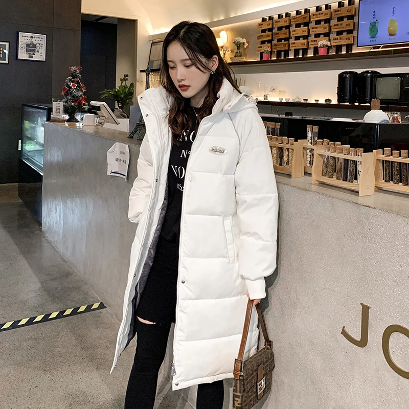 NEW 3 Colors Women Warm Bubble Jacket Winter Korean Quilted Long Coat Warm Y2k Parkas Loose Plus Size Overcoat Female 2021