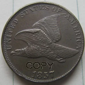 США 1857 копия монет летающего орла|Безвалютные монеты| |