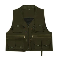 korean quick drying breathable fishing vest multi pocket outdoor photography drift thin vests army green multifunctional vests