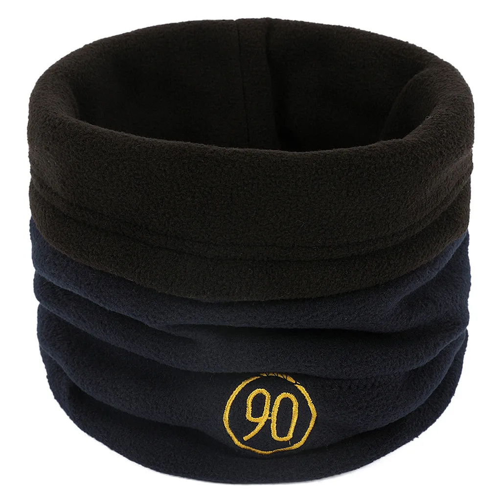 Модный мужской и вязаный брелок с мехом хомут шарф шарфы бархатный воротник шея