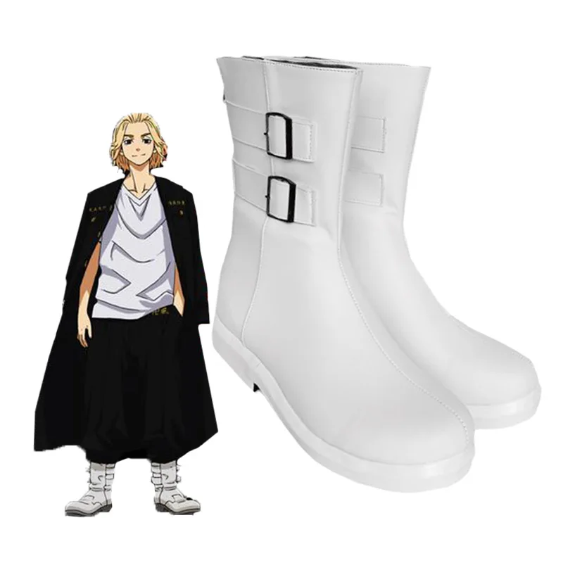 

Sano Manjiro Cosplay Costume Anime Tokyo Revengers Mikey Uniform Suit Adult Coats Sano Manjiro Trench Wig Shoes for Halloween