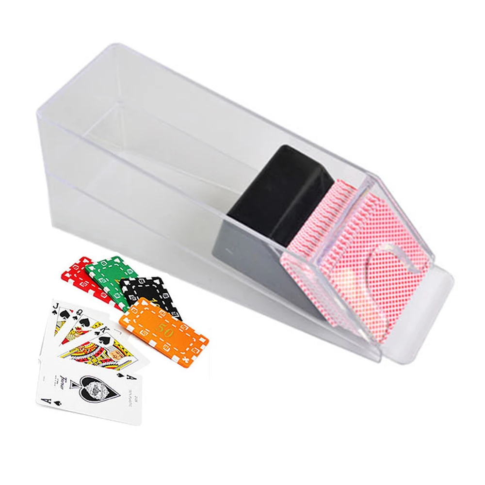 Пластиковый ботинок для черного Джека Портативный прочный игровой стол